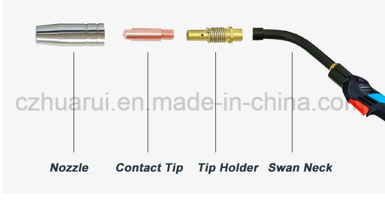 CCC, , SGS, TUV Huarui 1set/Box Neutral Packing, 5sets/Carton Box MIG Welding Accessories MB24kd with CE